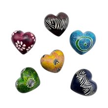 Kisii Soapstone Handcarved Hearts Set