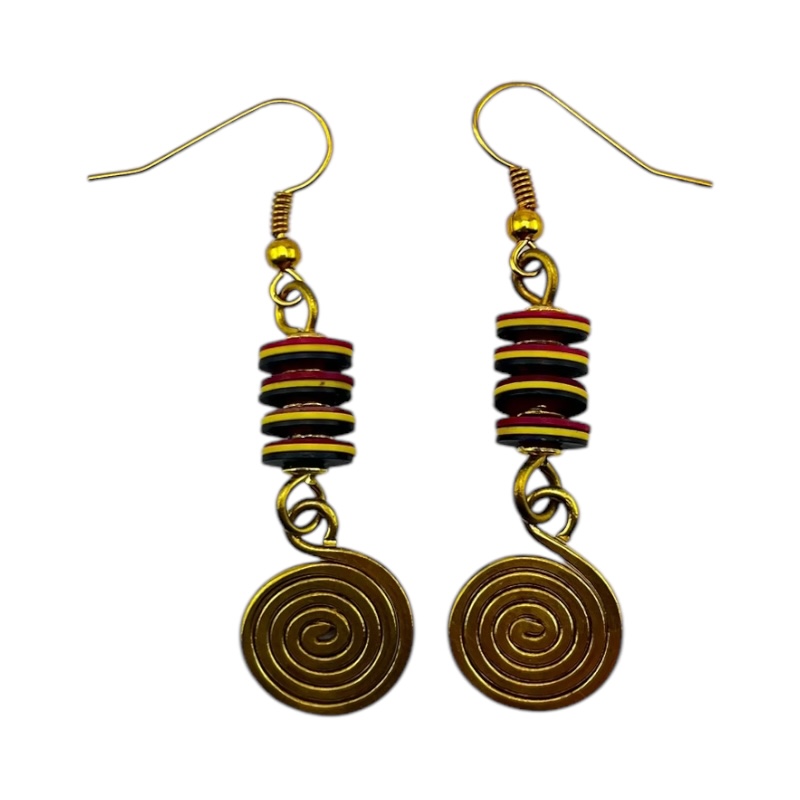 Dhoruba Brass Earrings