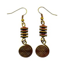 Dhoruba Brass Earrings