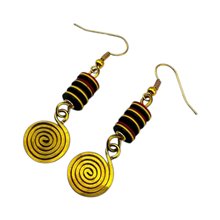 Dhoruba Brass Earrings