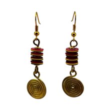 Dhoruba Brass Earrings