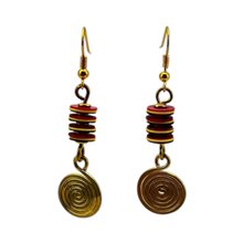 Dhoruba Brass Earrings