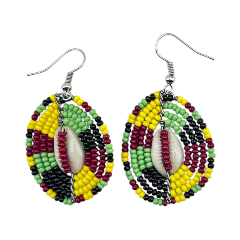 Burudani Cowrie Shell Earrings