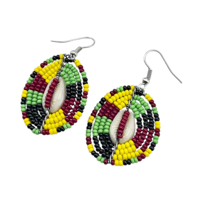 Burudani Cowrie Shell Earrings